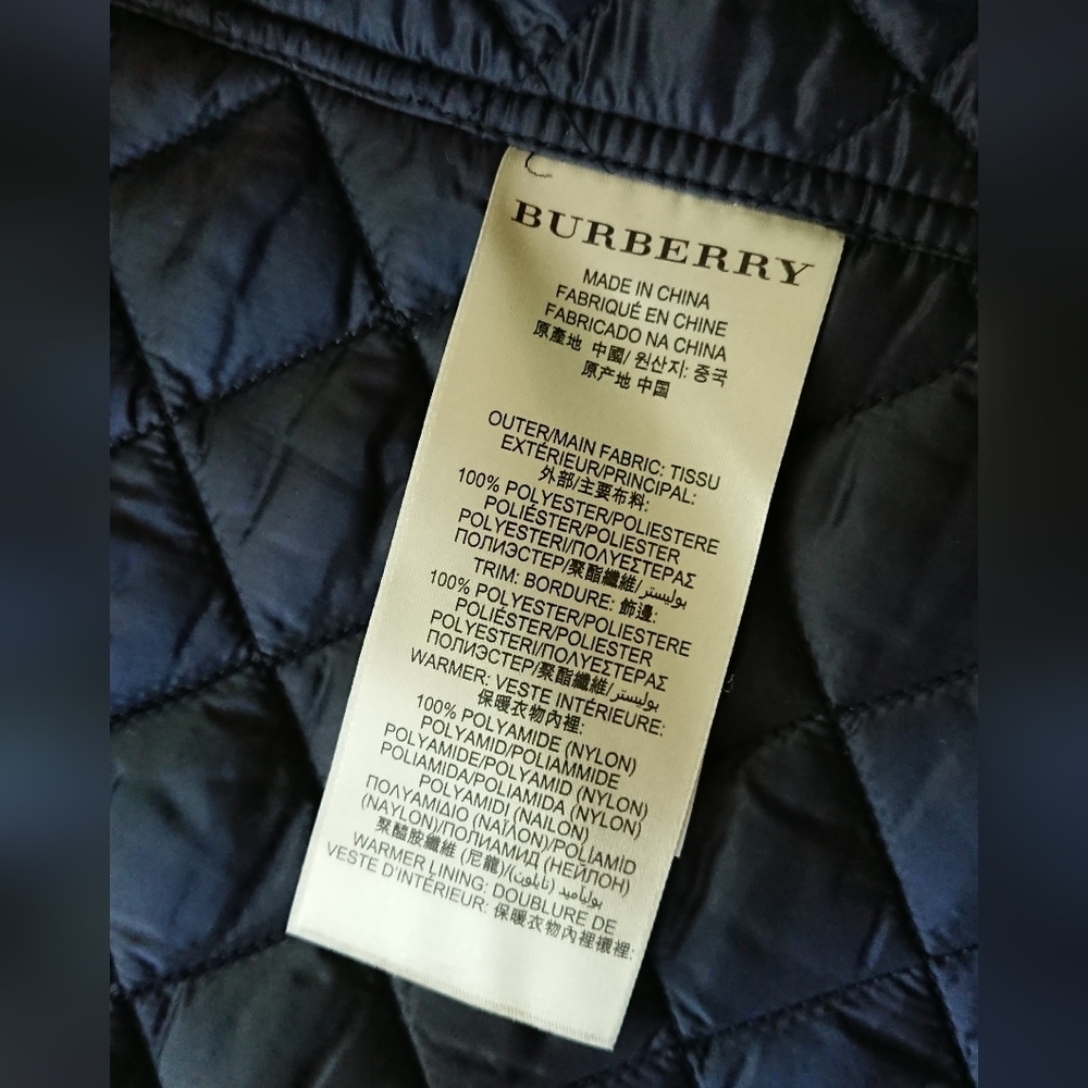 Burberry signature Utility jacket/raincoat w/detachable quilted vest size XS - Picture 8 of 16